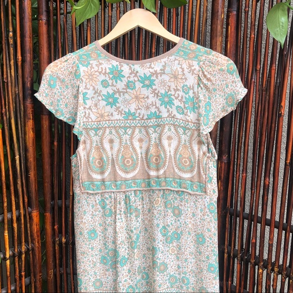 RARE Vintage Spell Boho Blossom Mini Dress - Picture 14 of 16